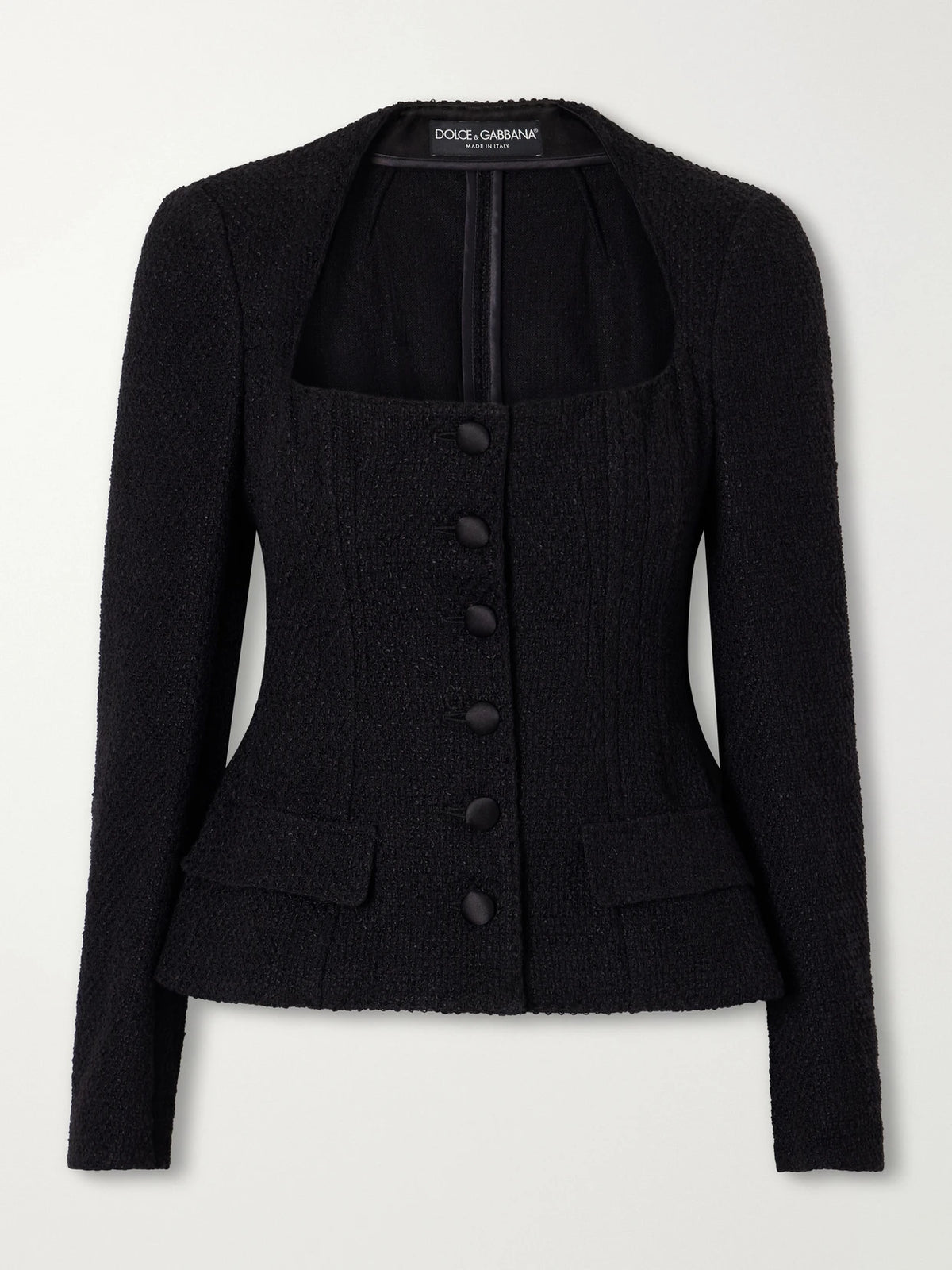 Dolce & Gabbana Bustier Tweed Jacket