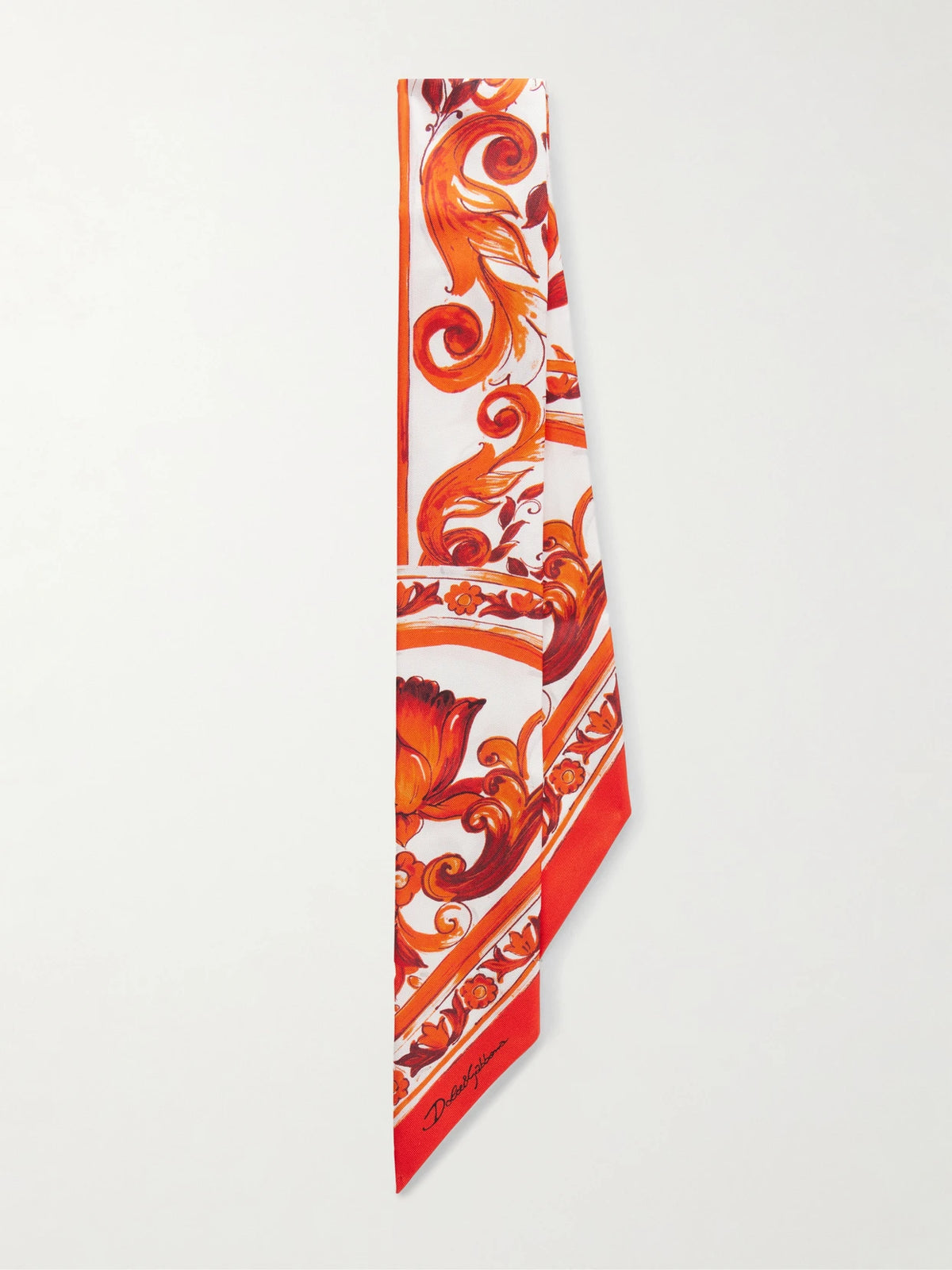 Floral-print Silk-twill Scarf