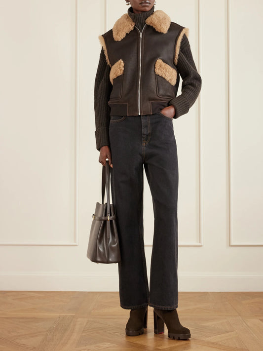 Image of Boots. Product name - Dianouchette 100 Buckled Suede Ankle Boots in Chocolate colour by brand - Christian Louboutin