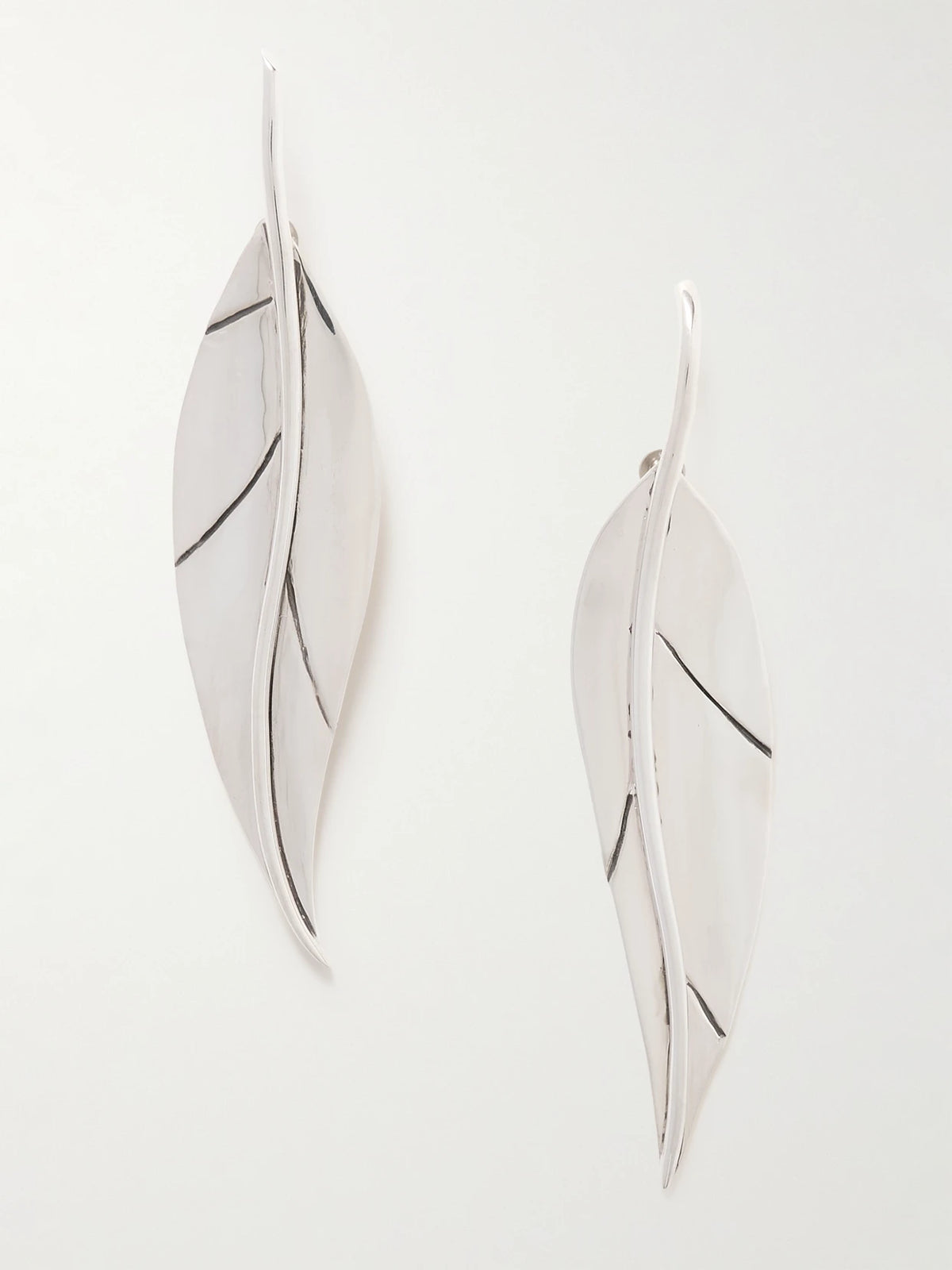 Leaf Silver Earrings
