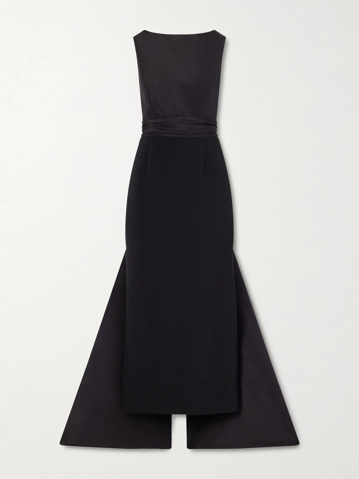 Bow-detailed Faille Gown