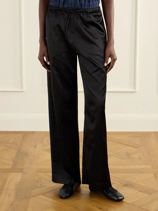 Dries Van Noten Puvis Wide-leg Satin Pants
