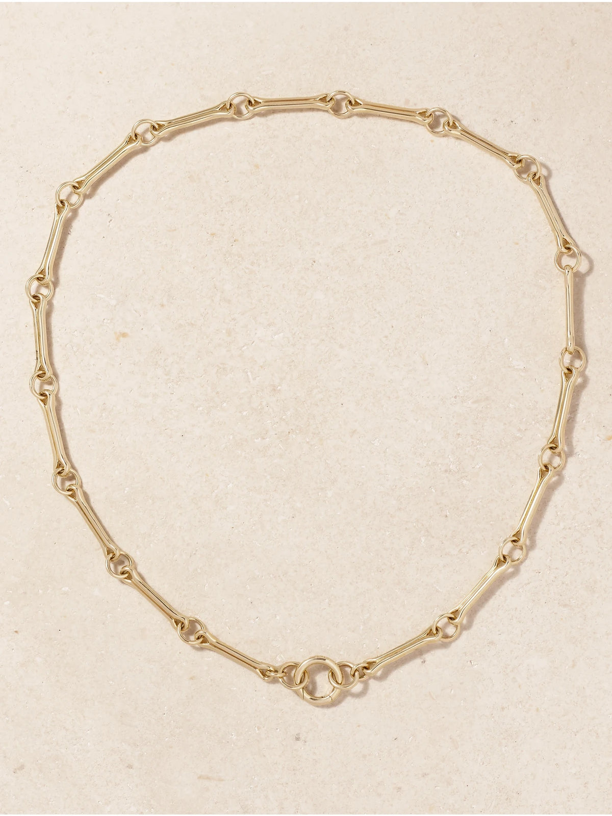 Show Your Bones 14-karat Gold Necklace