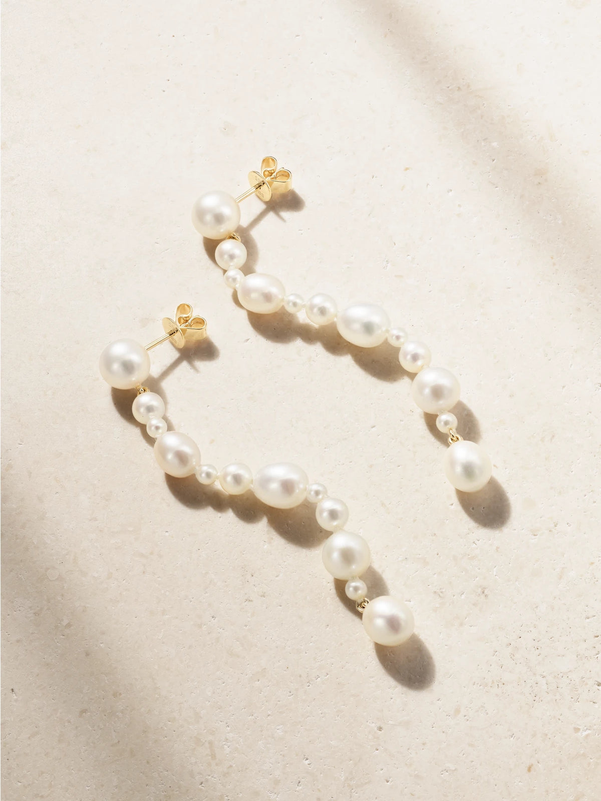 Amis De La Perle 14-karat Recycled Gold Pearl Earrings