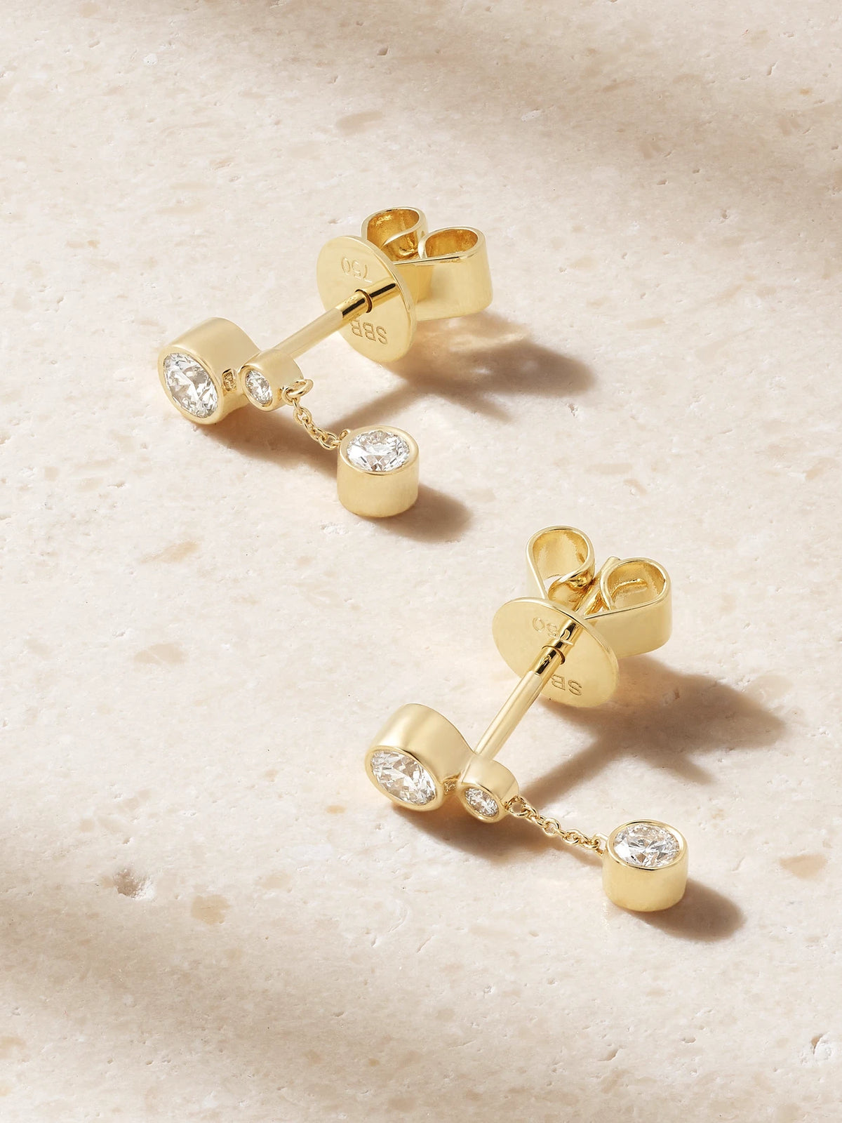 Lou Diamant 18-karat Recycled Gold Diamond Earrings
