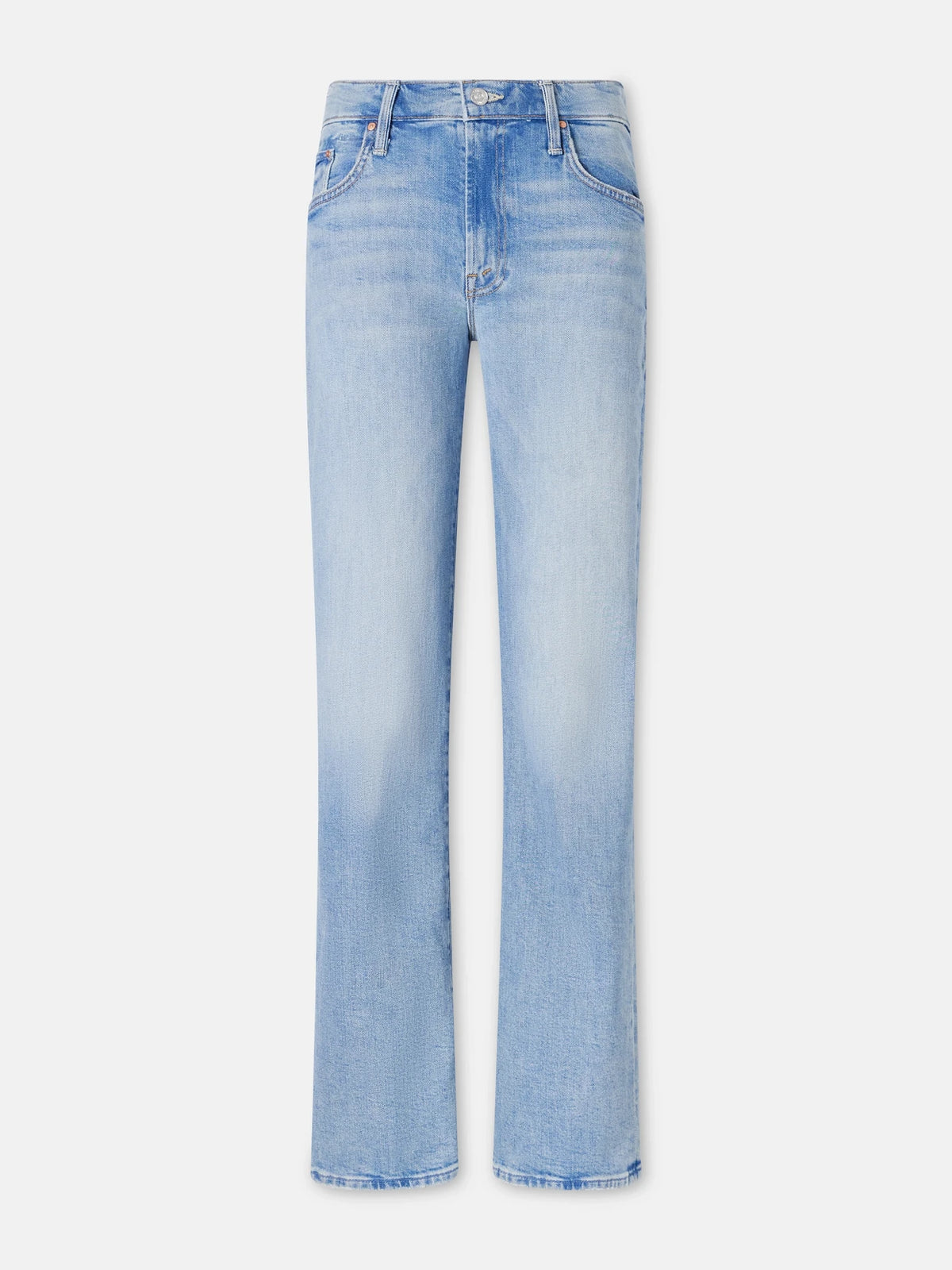The Mid Rise Zip Rambler Skimp Wide-leg Jeans