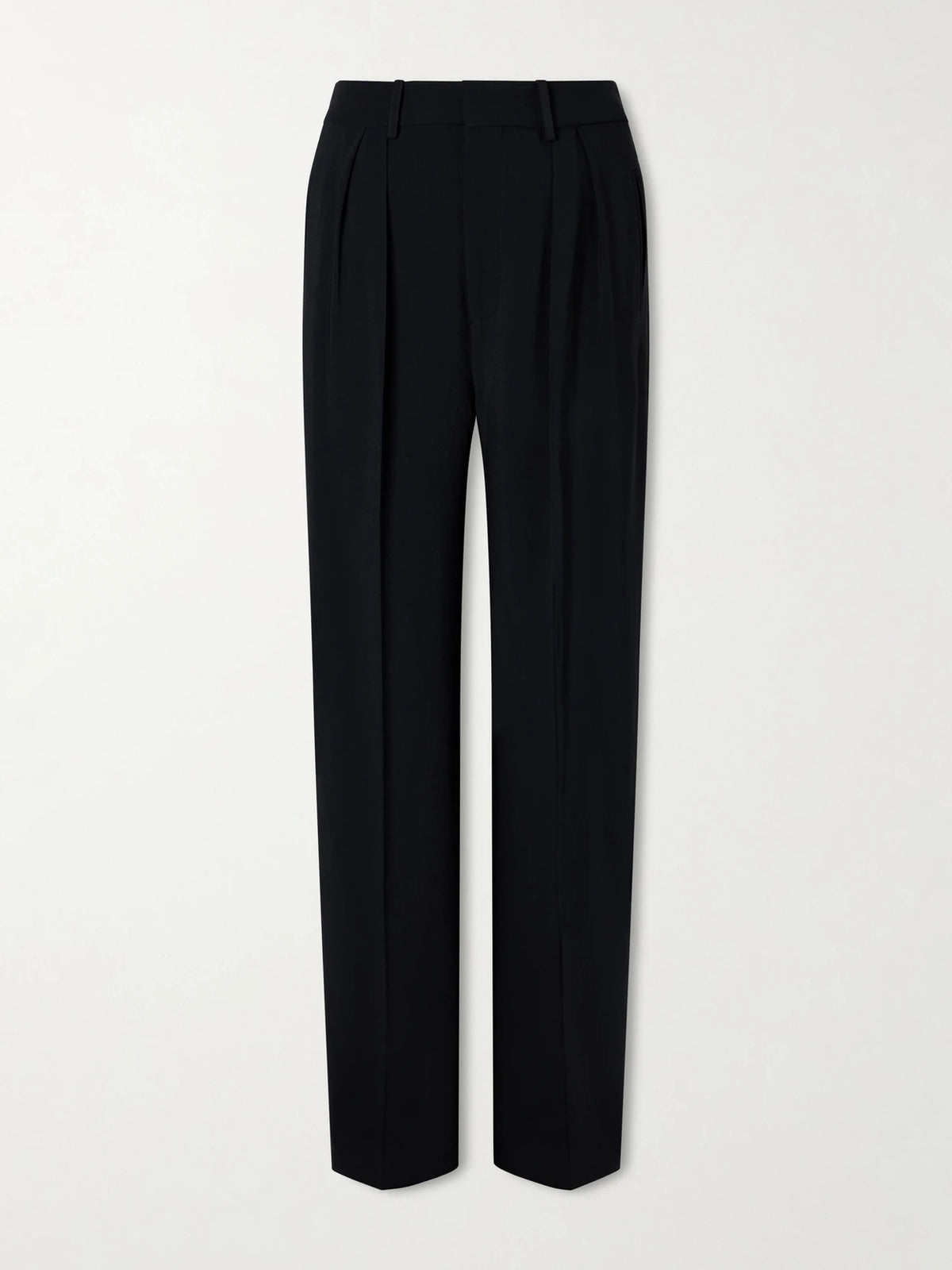 KALLMEYER Aiden Pleated Cady Straight-leg Pants