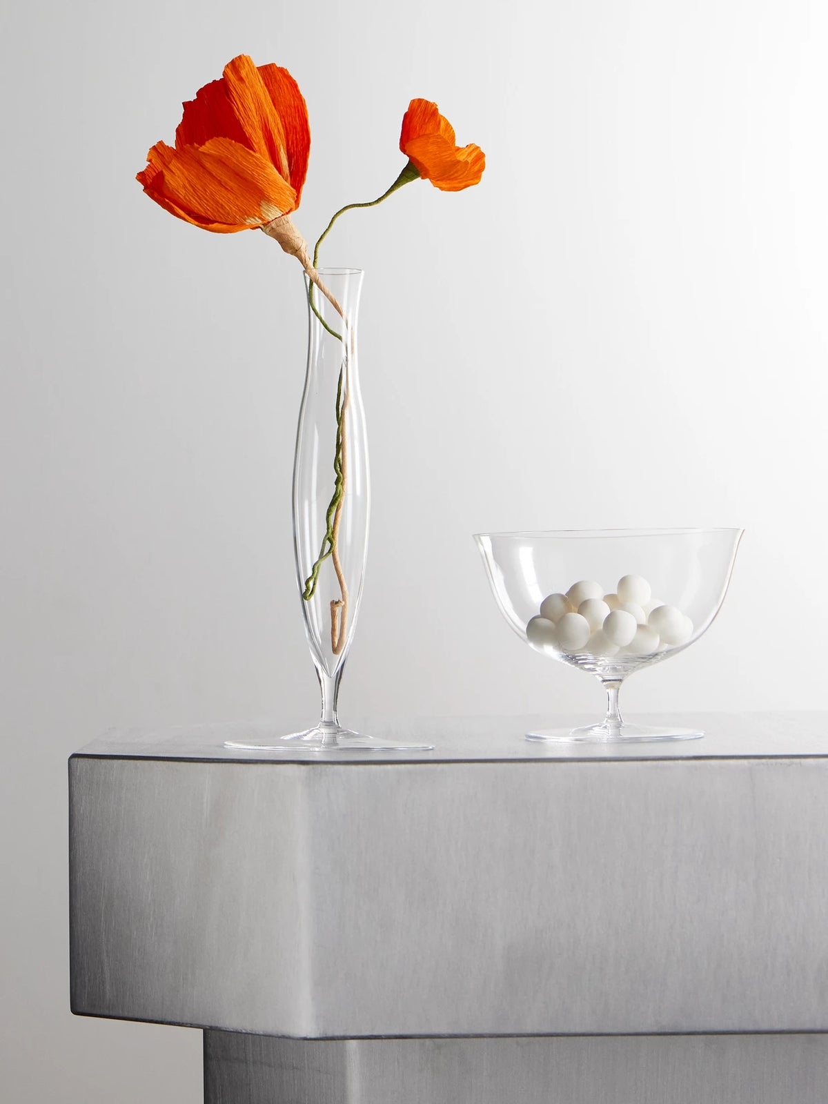 Image of Decor. Product name - Crystal Glass Vase in Clear colour by brand - LOBMEYR