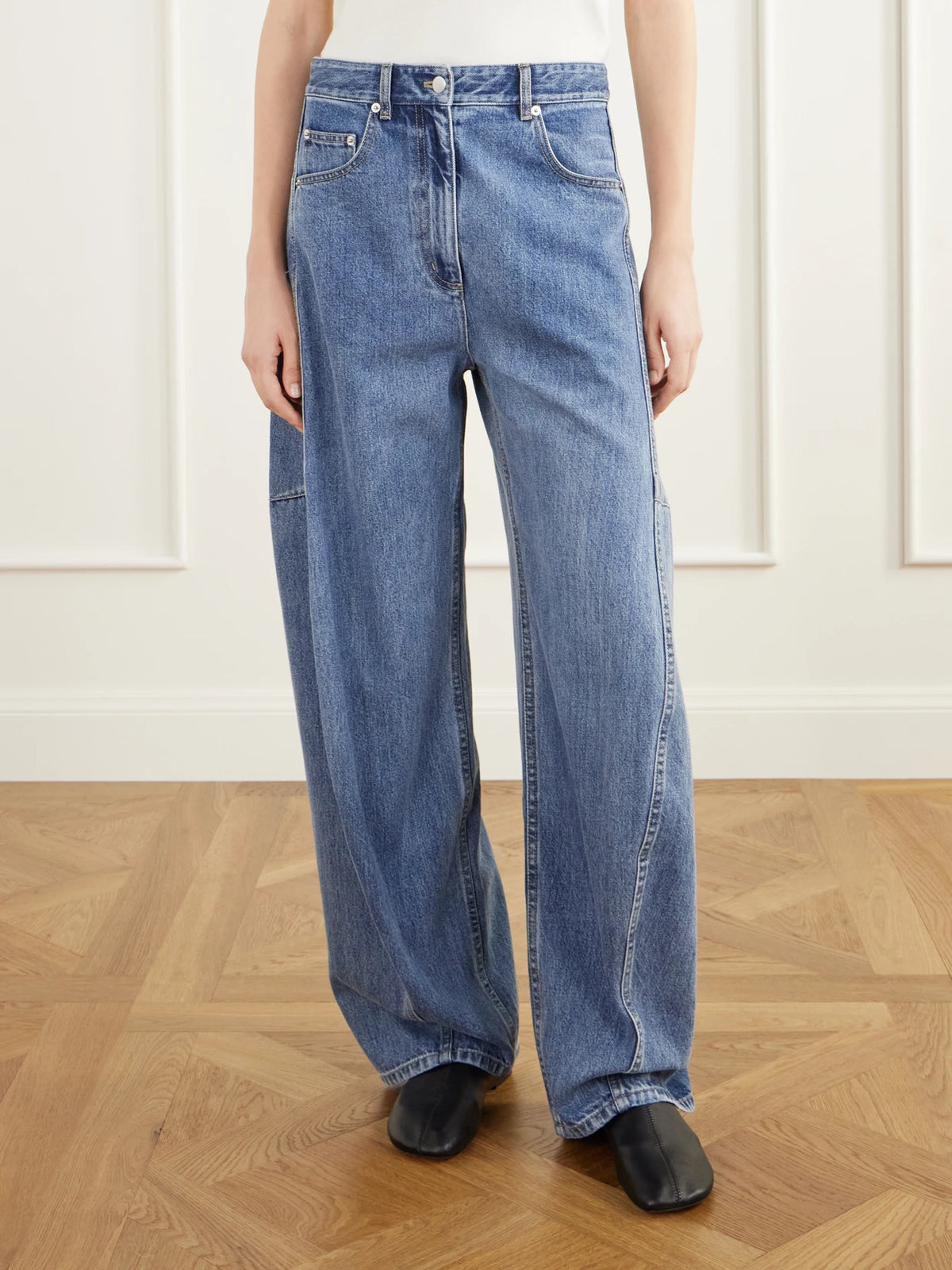 Tibi Sid Wide-leg Jeans