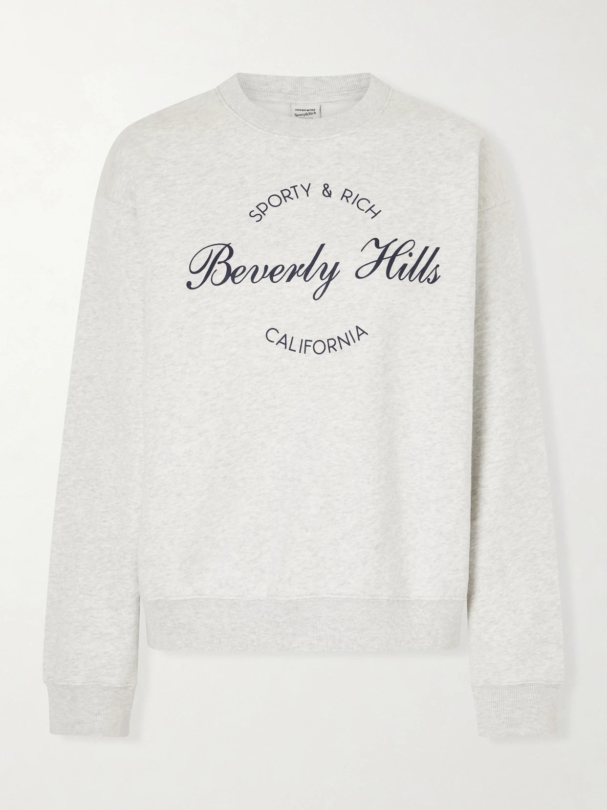 Beverly Script Printed Cotton Sweatshirt