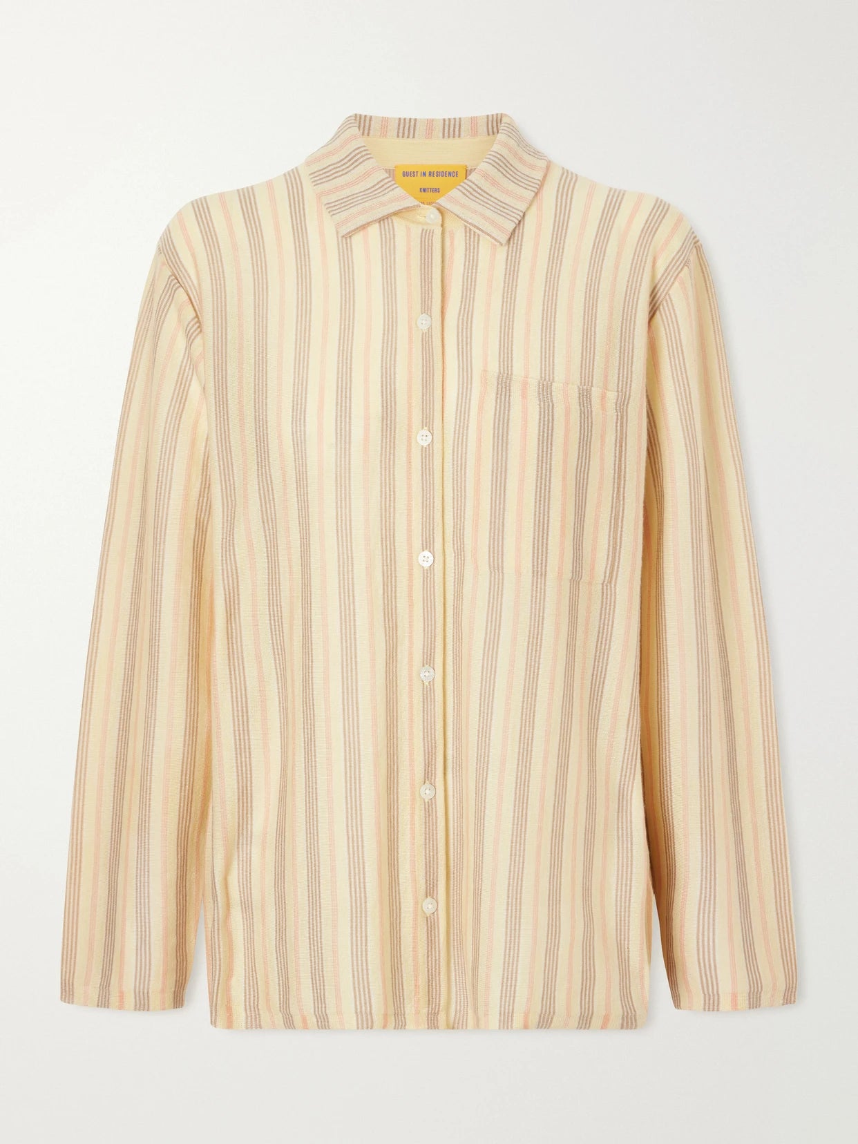 Showtime Striped Cashmere Shirt