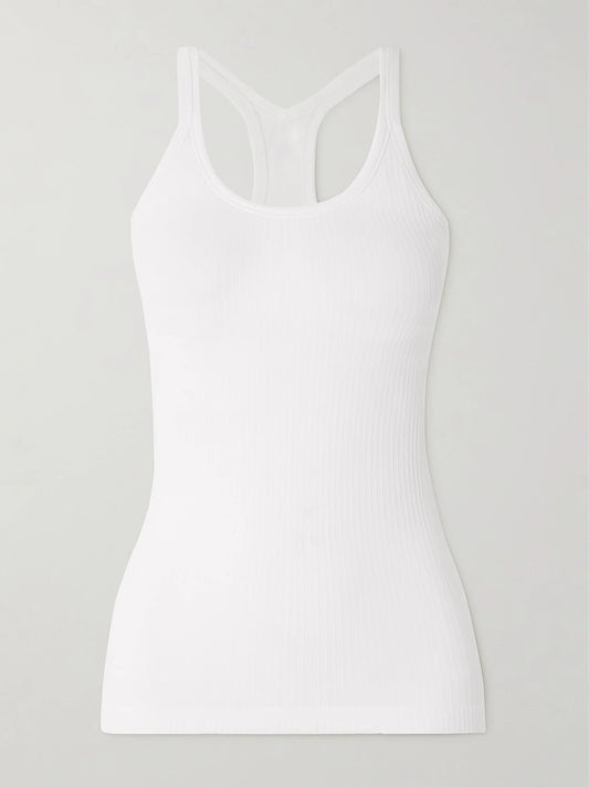 Yoga Ebb To Street Ribbed Stretch-jersey Tank