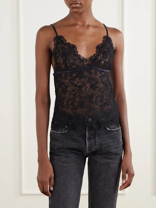 ISABEL MARANT Adiena Stretch-silk Lace Camisole