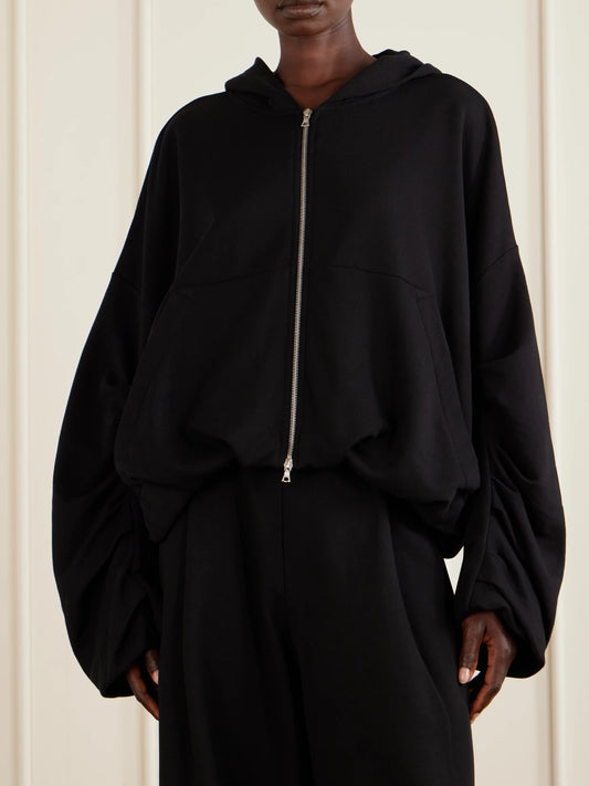 Cotton-jersey Zip-up Hoodie