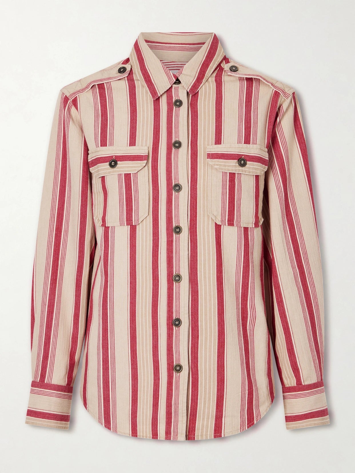 Gelva Striped Cotton Shirt