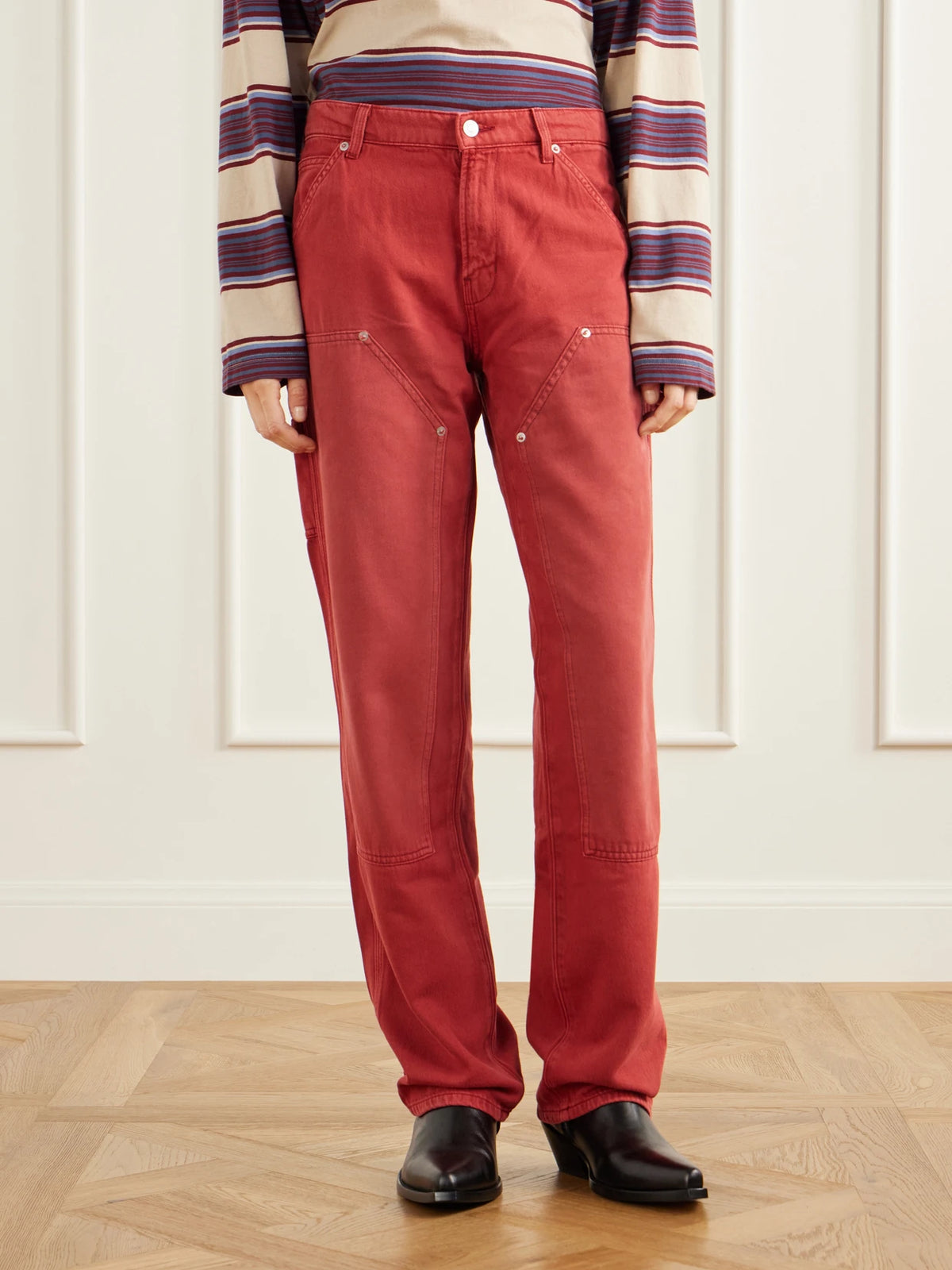 Guest In Residence Workday Mid-rise Wide-leg Jeans