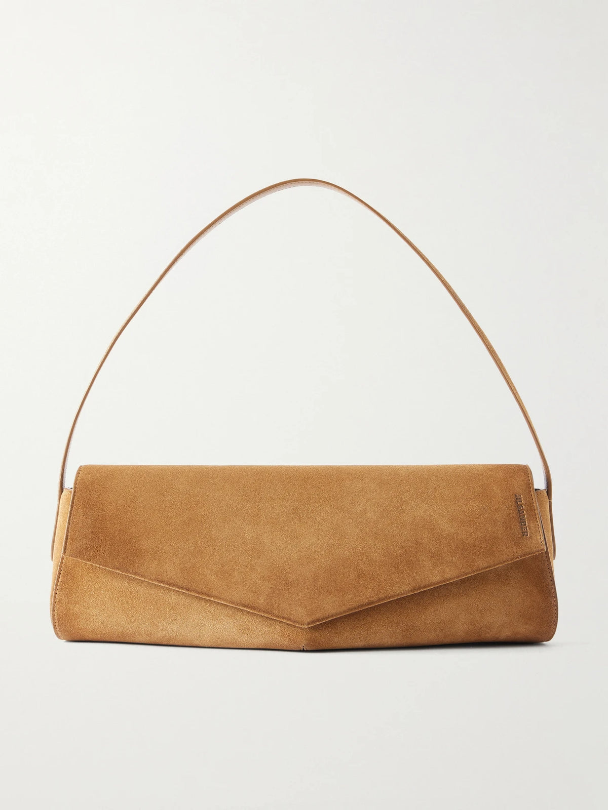 Jil Sander Kante Suede Shoulder Bag