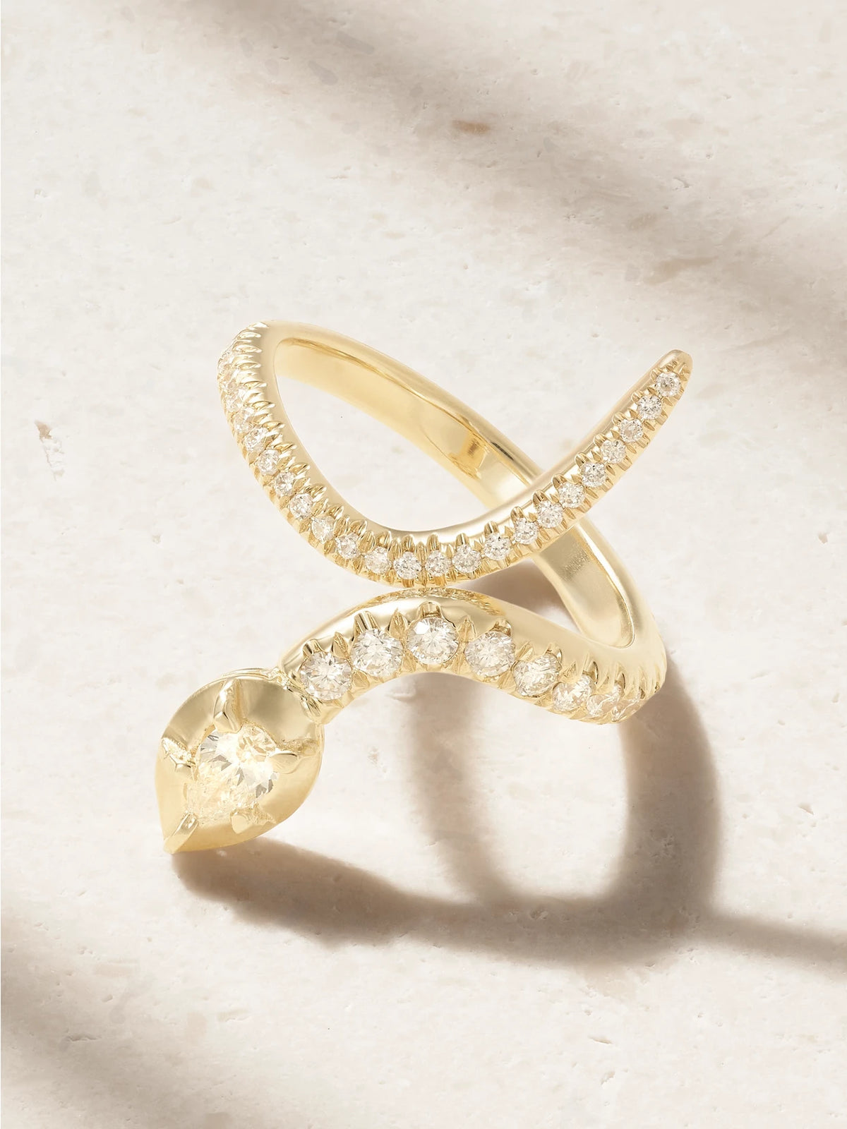 Sophia 14-karat Gold Diamond Ring