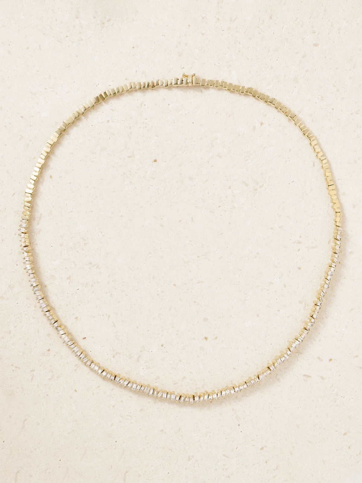 18-karat Gold Diamond Tennis Necklace