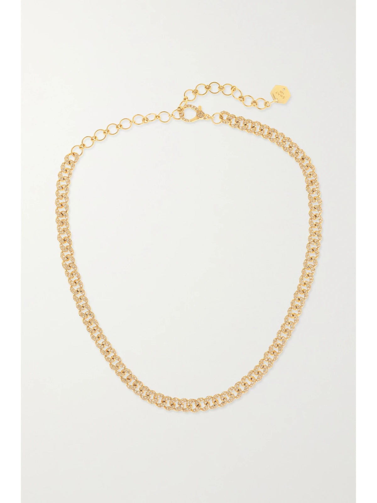 Mini 18-karat Gold Diamond Choker