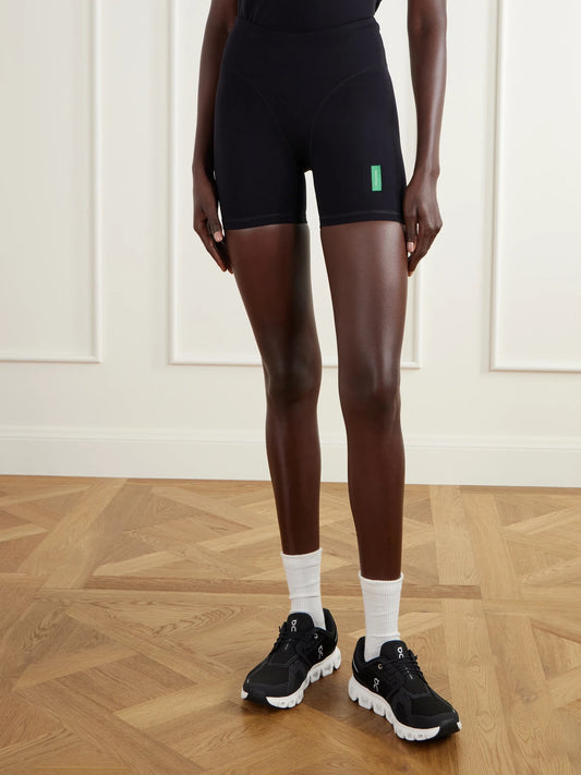 District Vision Logo-appliquéd 5'' Stretch-knit Shorts