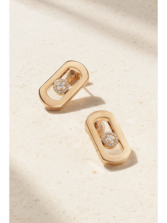 Move Citizen 18-karat Gold Diamond Earrings