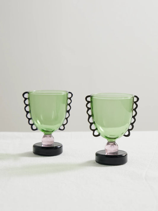 Coco Set Of Two Glass Egg Cups