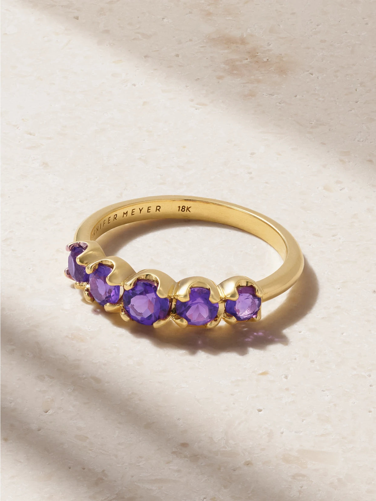 18-karat Gold Amethyst Ring