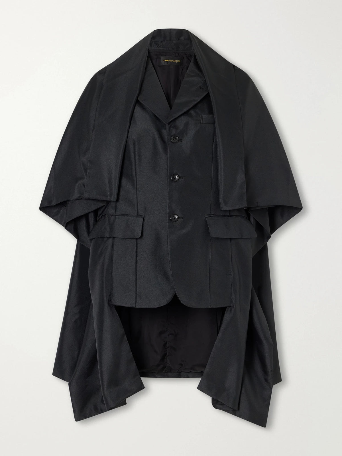 Comme des Garçons Cape-effect Canvas Blazer