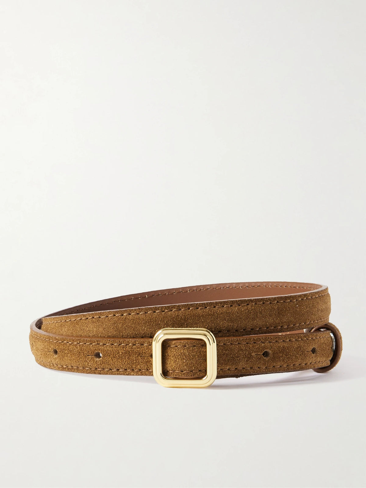 The Georgia Slim Suede Belt