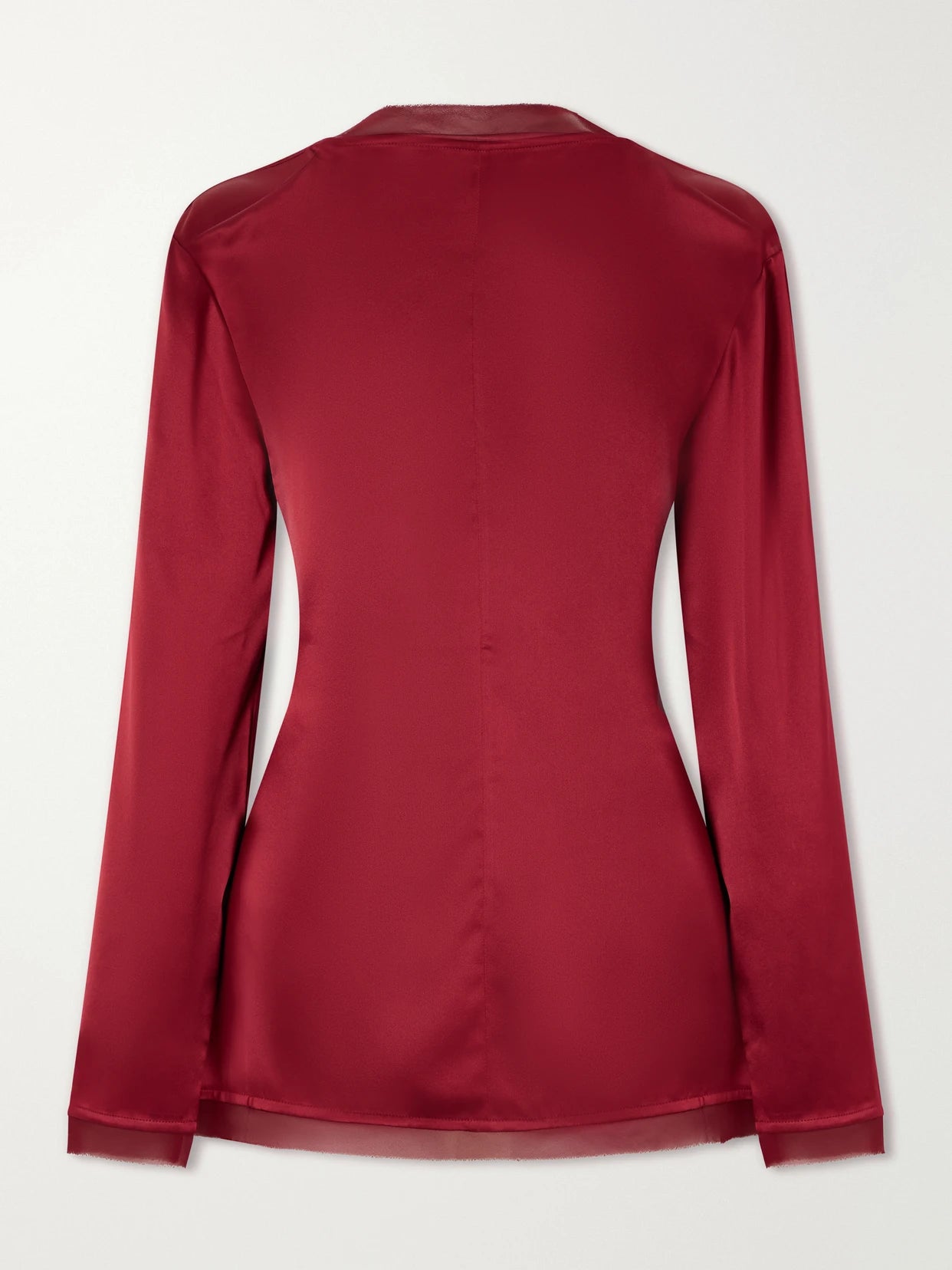 Beau Knotted Silk Blouse