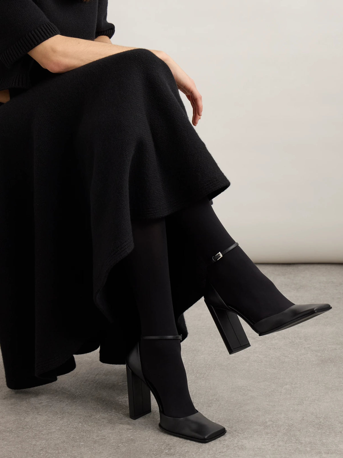 90 Leather Pumps