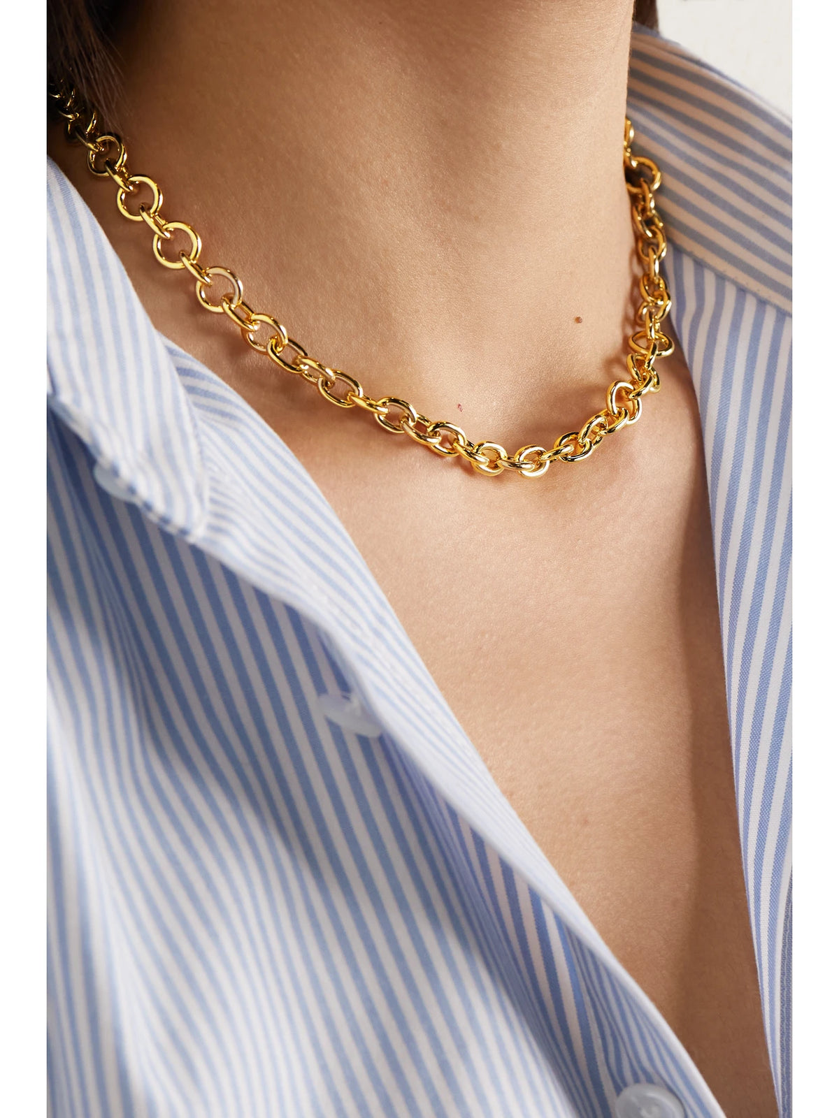 Image of Necklaces. Product name - 18-karat Gold Necklace in Multi colour by brand - FoundRae