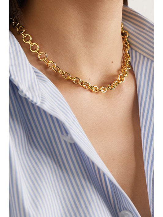 Image of Necklaces. Product name - 18-karat Gold Necklace in Multi colour by brand - FoundRae