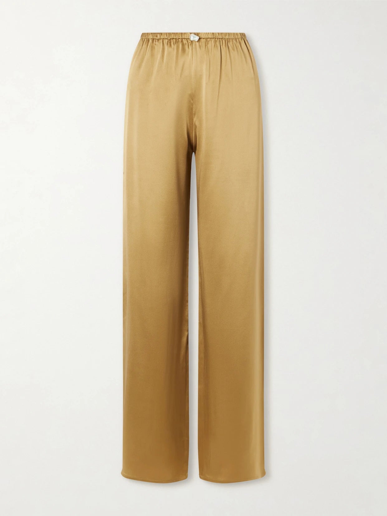 Playa Silk-satin Straight-leg Pants