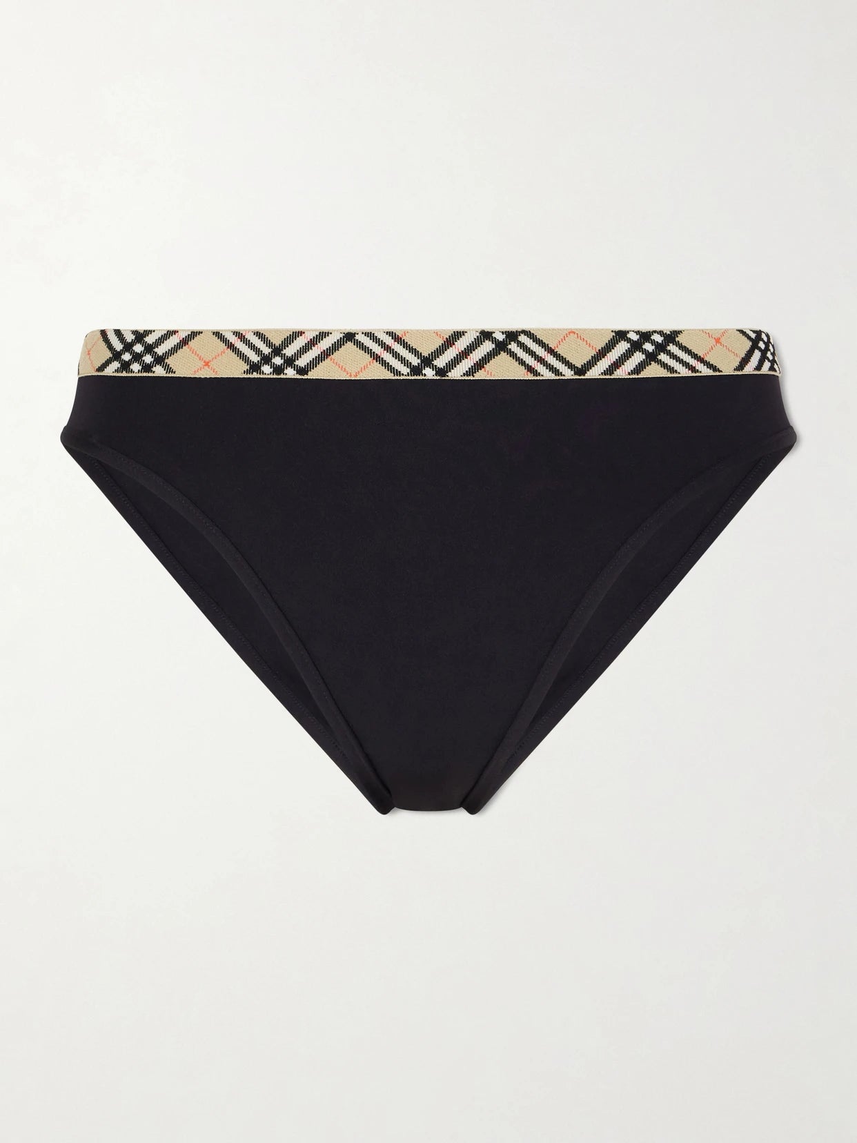 Image of Swimwear. Product name - Samphire Bikini Briefs in Black colour by brand - Burberry
