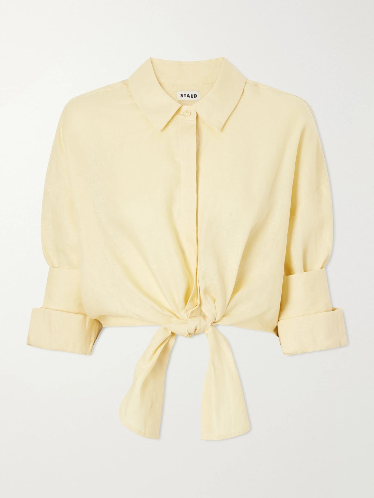 Lisa Knotted Linen Shirt