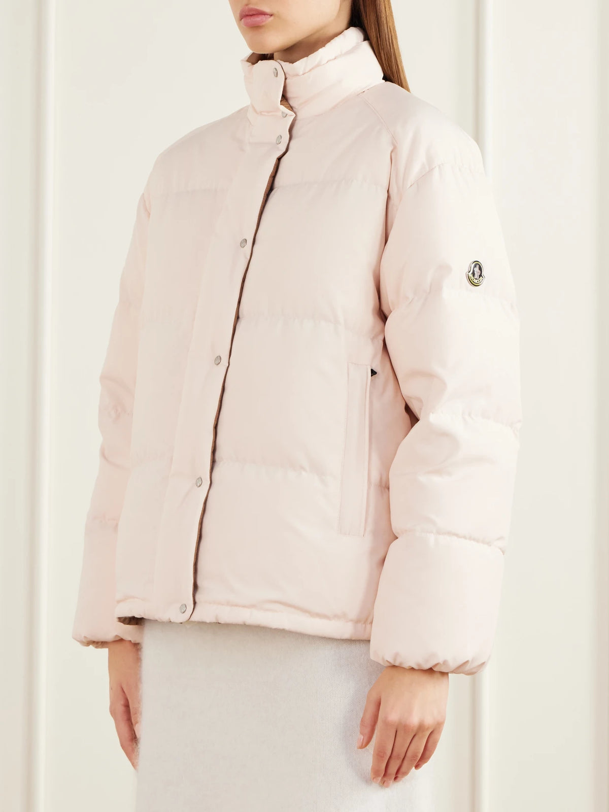 Moncler Verone Quilted Shell Down Jacket