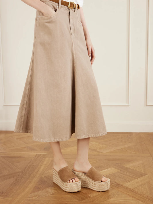 60 Suede Platform Espadrille Sandals
