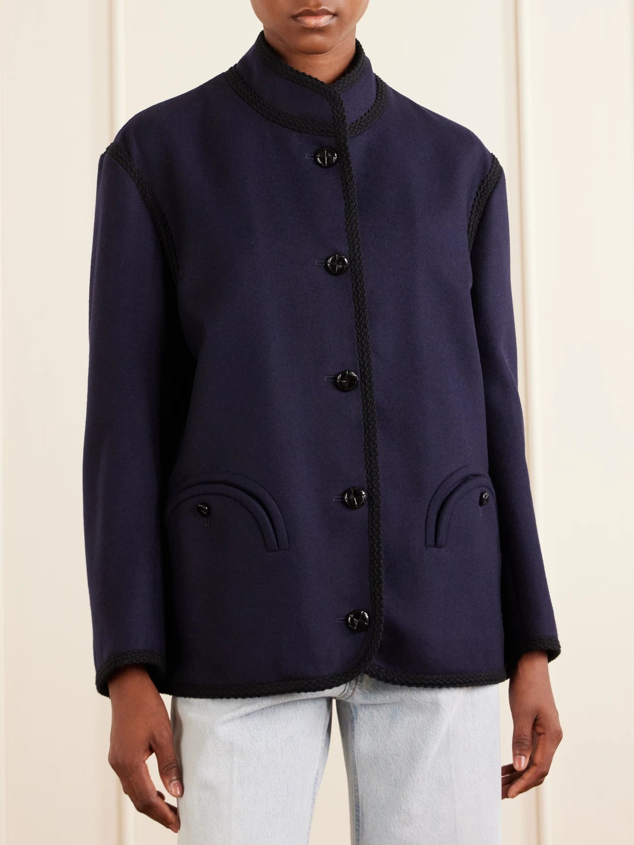 Nitak Curly Virgin Wool Coat