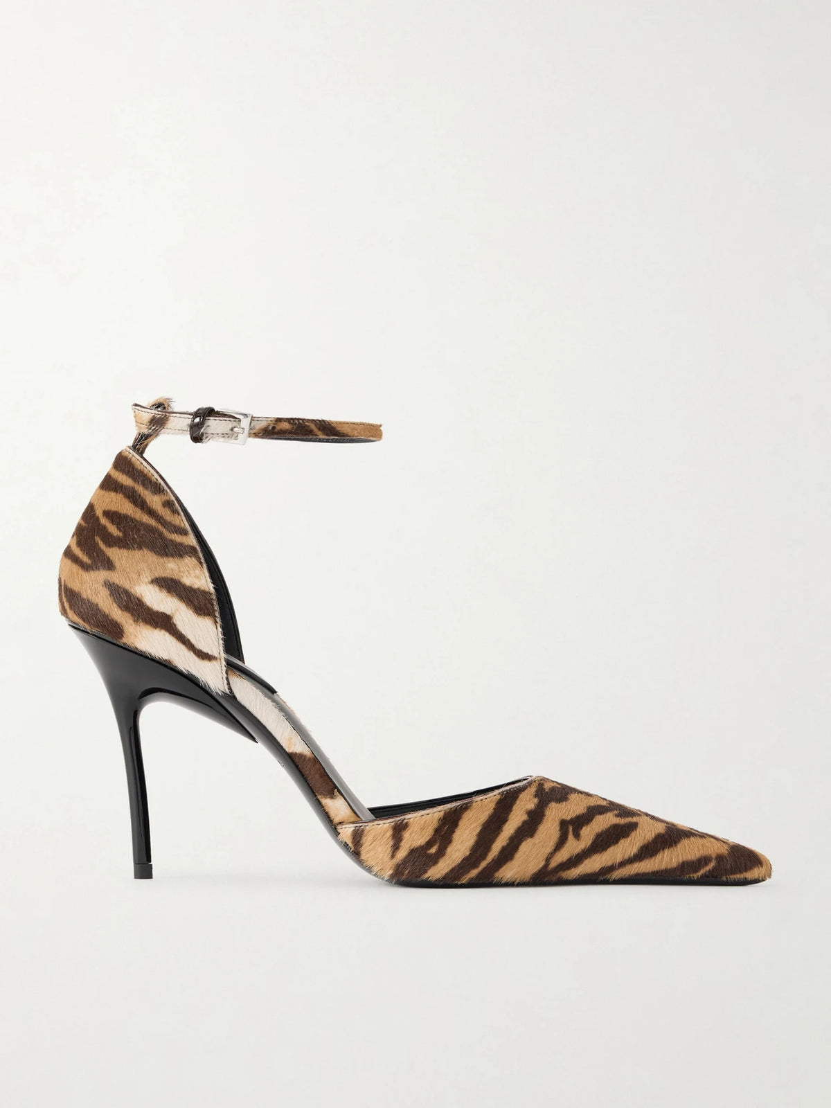 D'orsay 110 Tiger-print Calf Hair Pumps