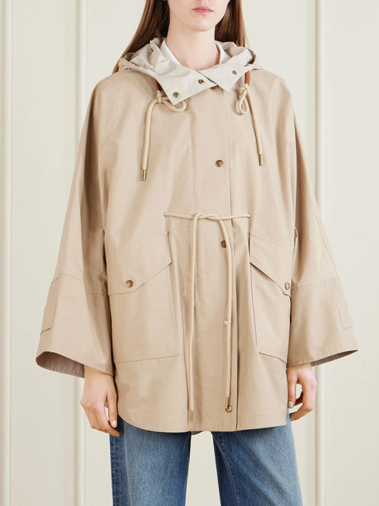 Brunnera Hooded Cotton-blend Jacket
