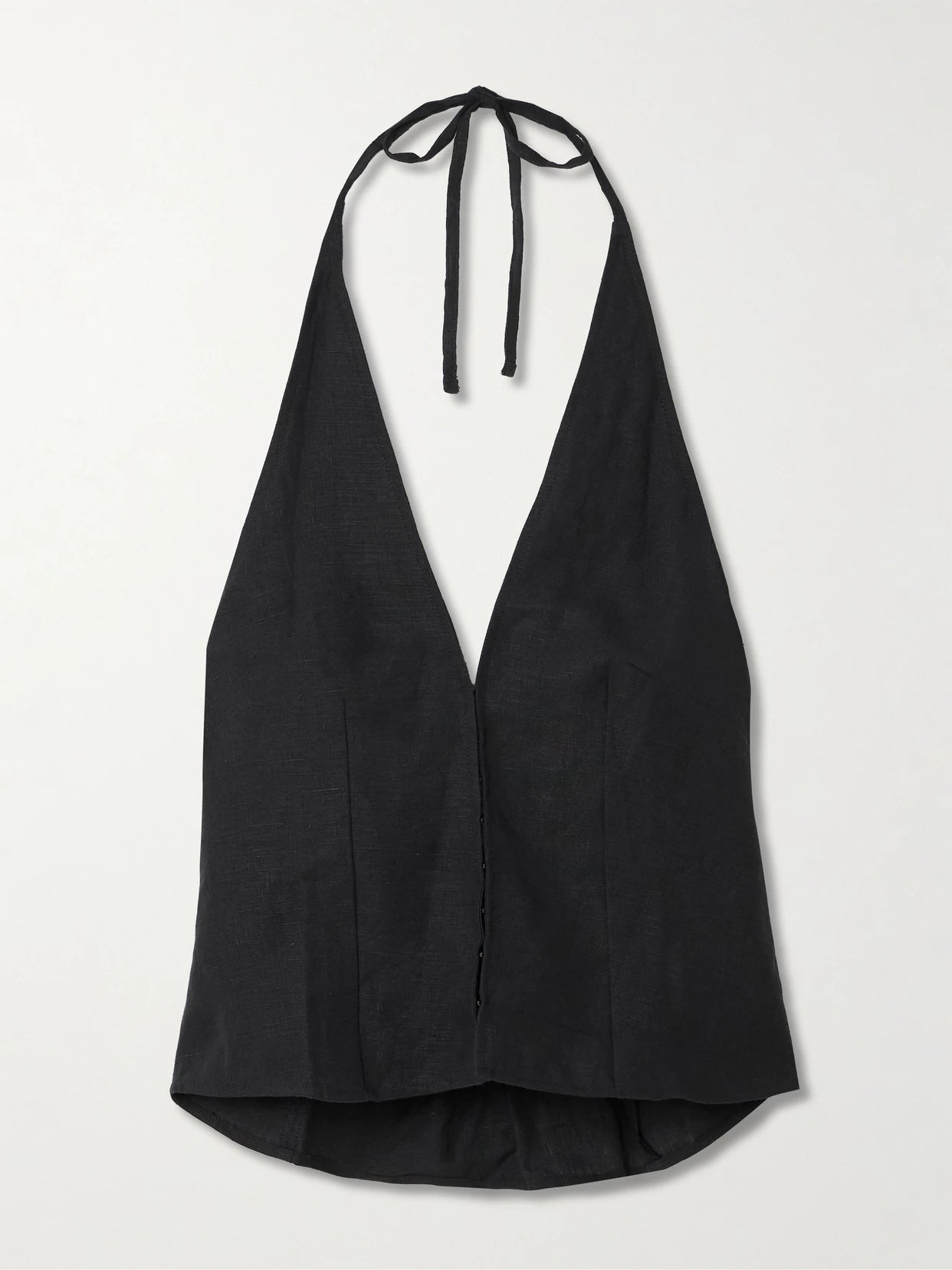 Linen Halterneck Top