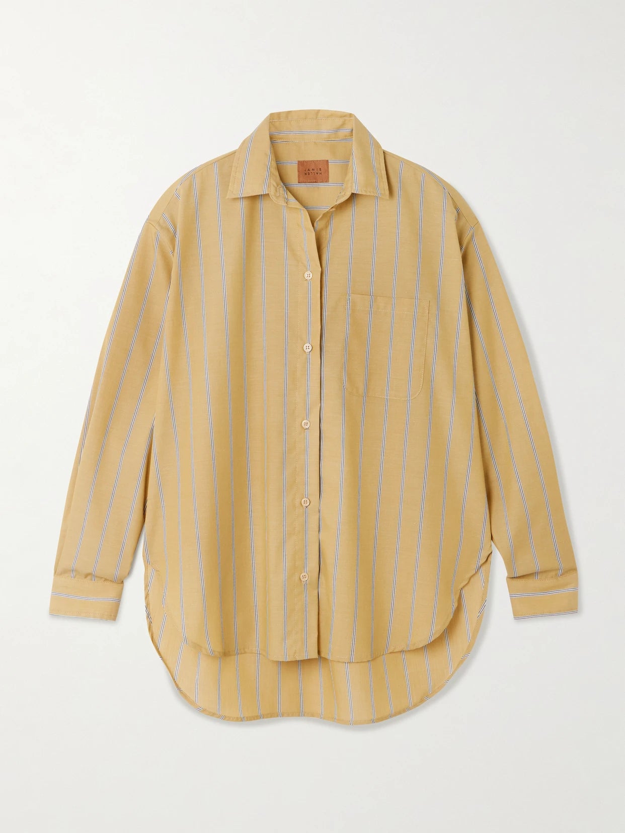 The Essential Striped Cotton-poplin Shirt