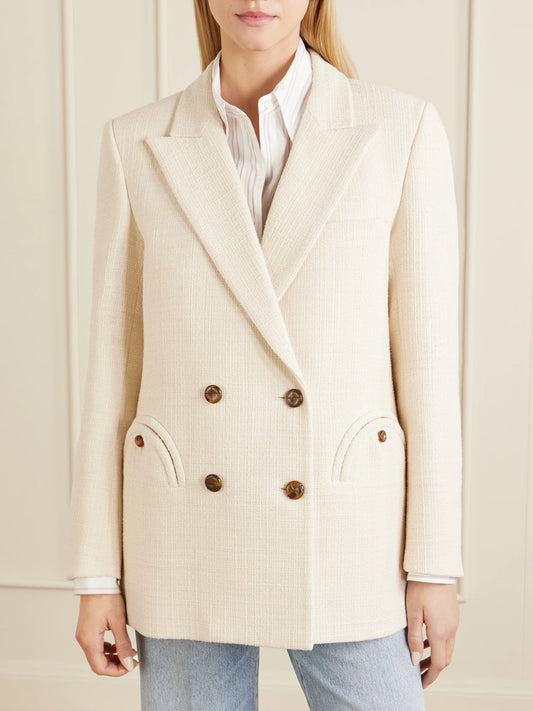 Missy Everynight Cotton-blend Tweed Blazer
