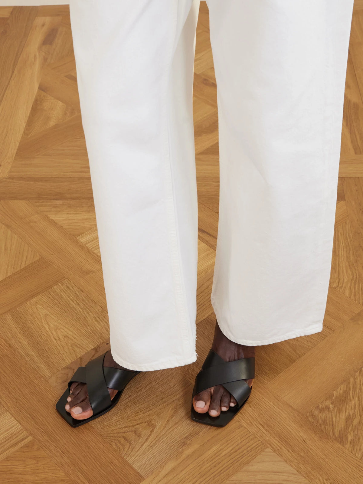 Faye Leather Flats
