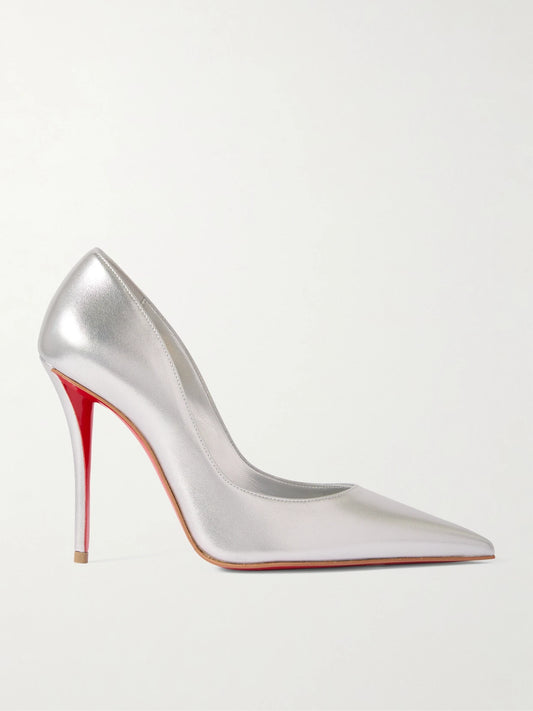 Miss Z 100 Mirrored-leather Pumps
