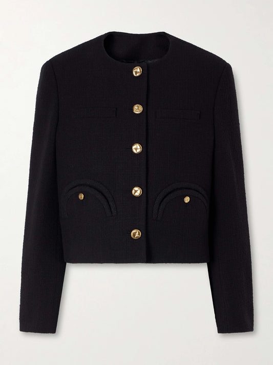 Missy Shamo Cotton-blend Tweed Jacket