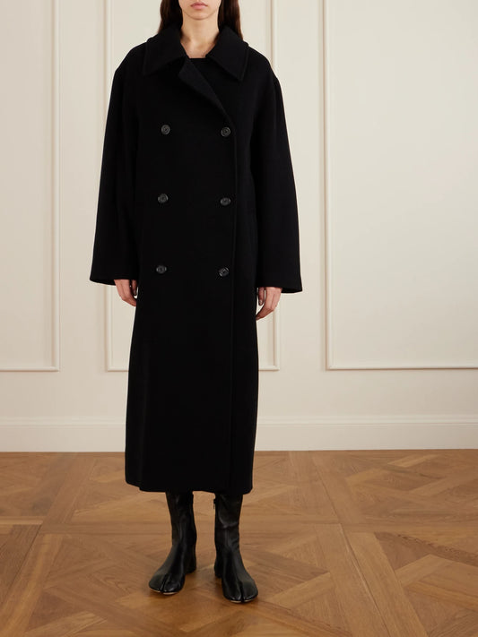 Image of Boots. Product name - Tabi Split-toe Leather Knee Boots in Black colour by brand - CHRISTEN
