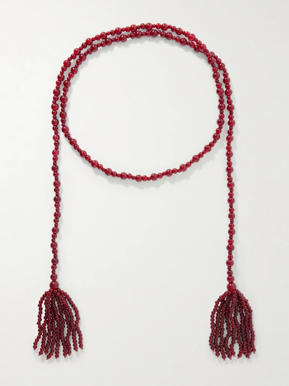 Jennifer Behr Ellie Tasseled Beaded Necklace
